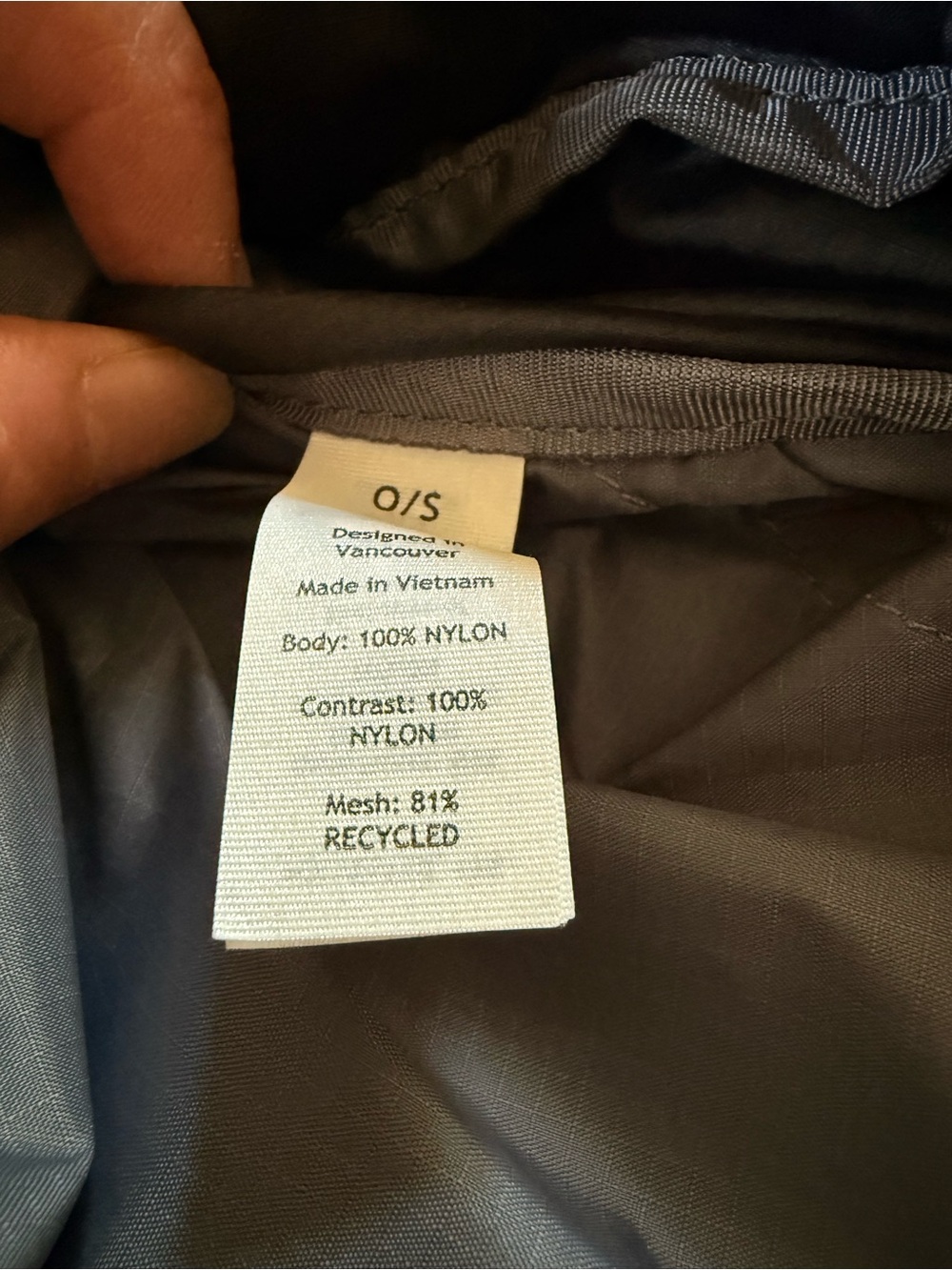Lululemon All Sport Backpack 28L Black Hiking Daypack Hydration EUC, unisex - Picture 3 of 10